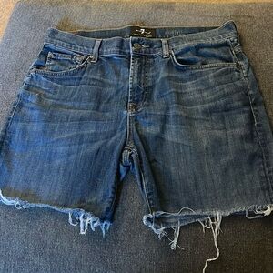 7 for All Man Kind Austyn Denim Shorts